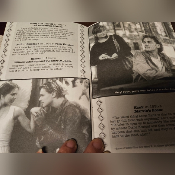 Leonardo DiCaprio Books | Set of 3 | Biographies | Vintage | 90s | Collectibles - Picture 12 of 13